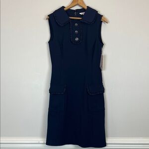 Nanette Lepore dark navy Sleeveless Mini Dress Women’s size 4